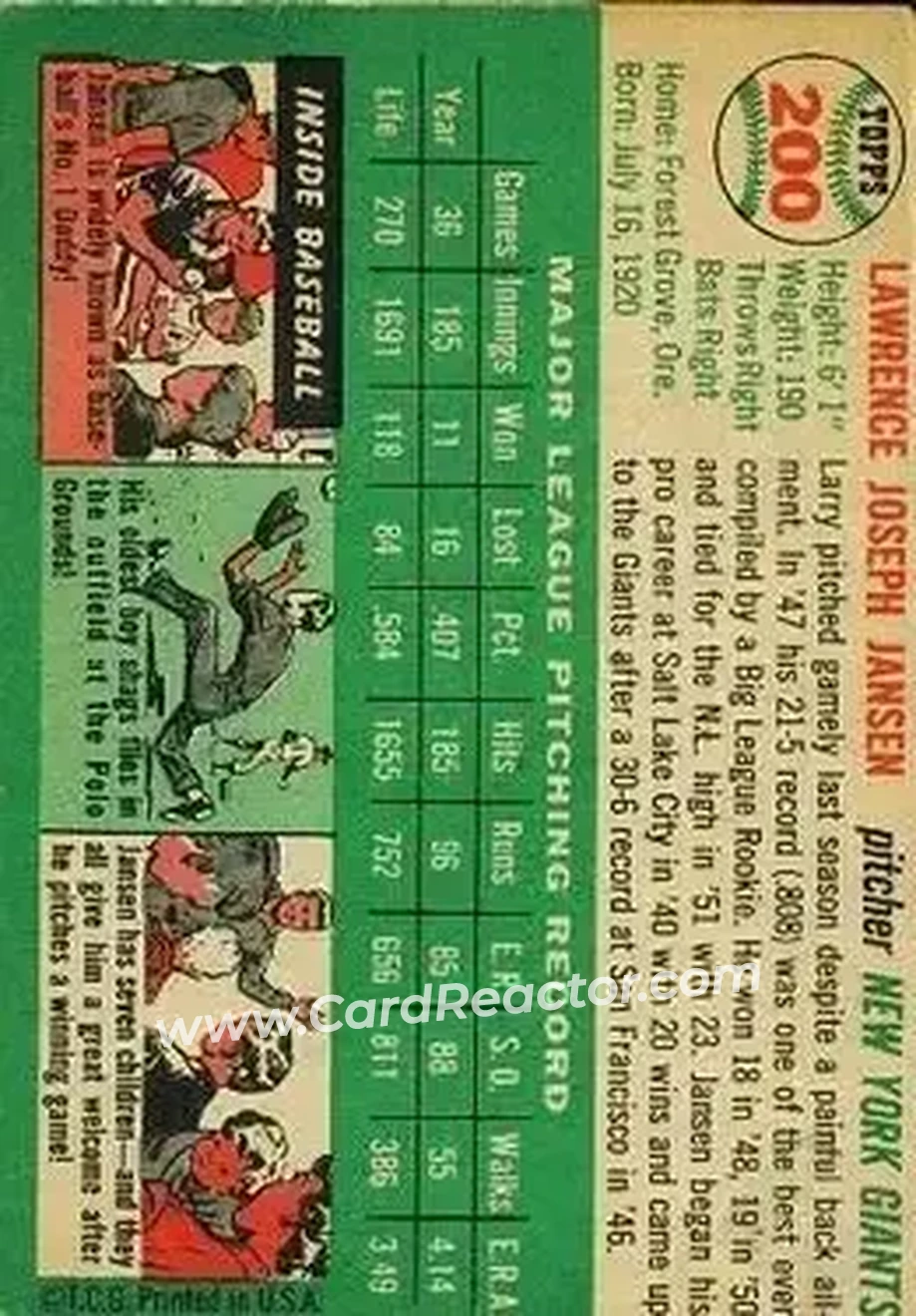 Back of Larry Jansen