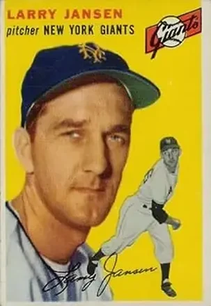 1954 Topps #200 Larry Jansen