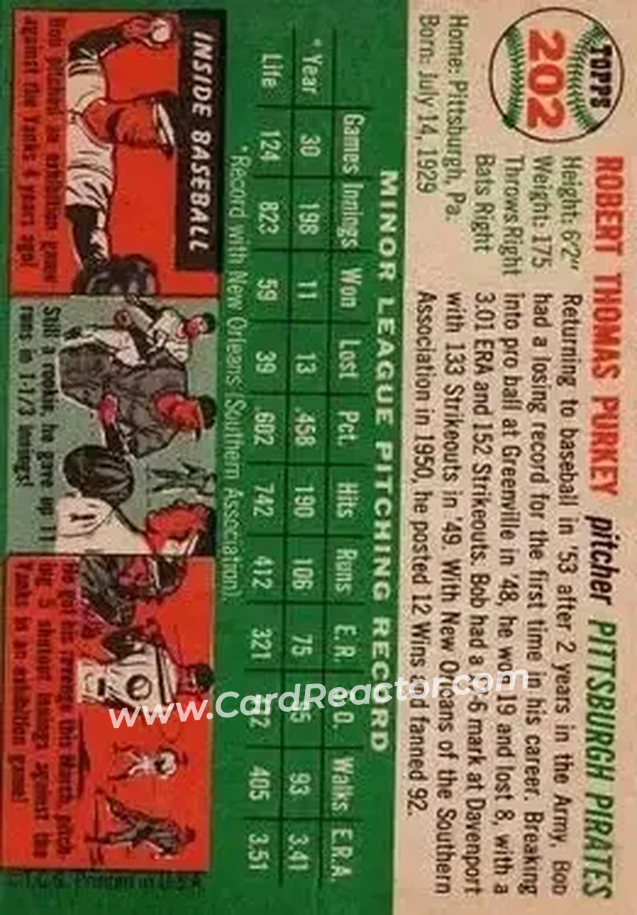 Back of Bob Purkey