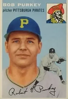 1954 Topps #202 - Bob Purkey - Pittsburgh Pirates