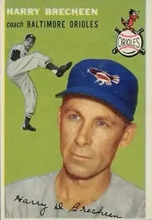 1954 Topps #203 Harry Brecheen