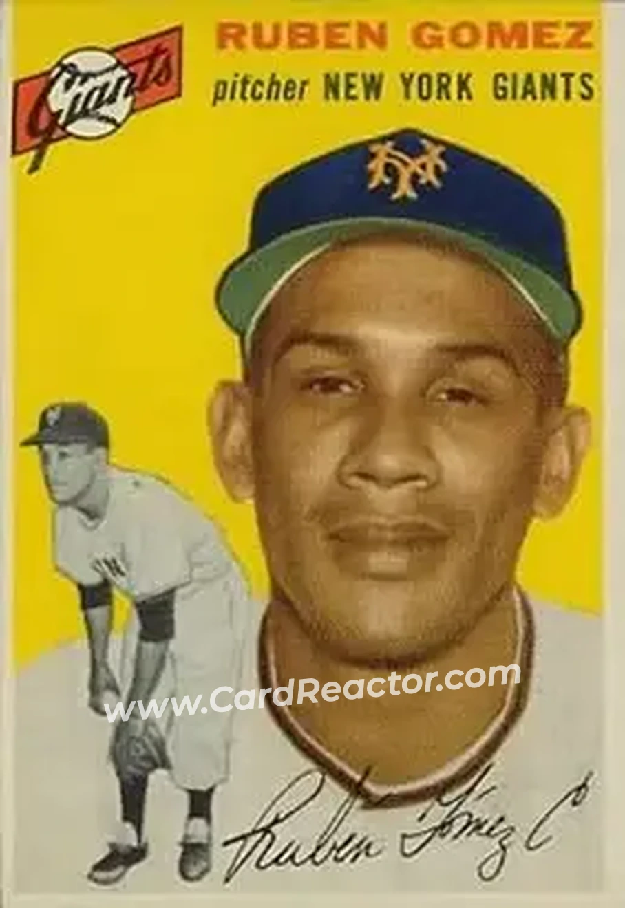 Front of Ruben Gomez