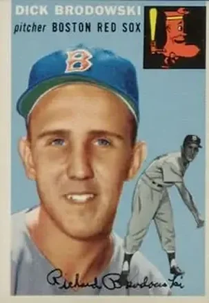 1954 Topps #221 Dick Brodowski