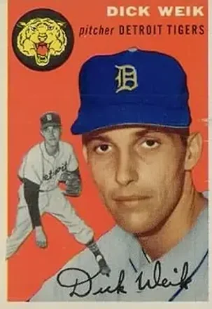 1954 Topps #224 Dick Weik