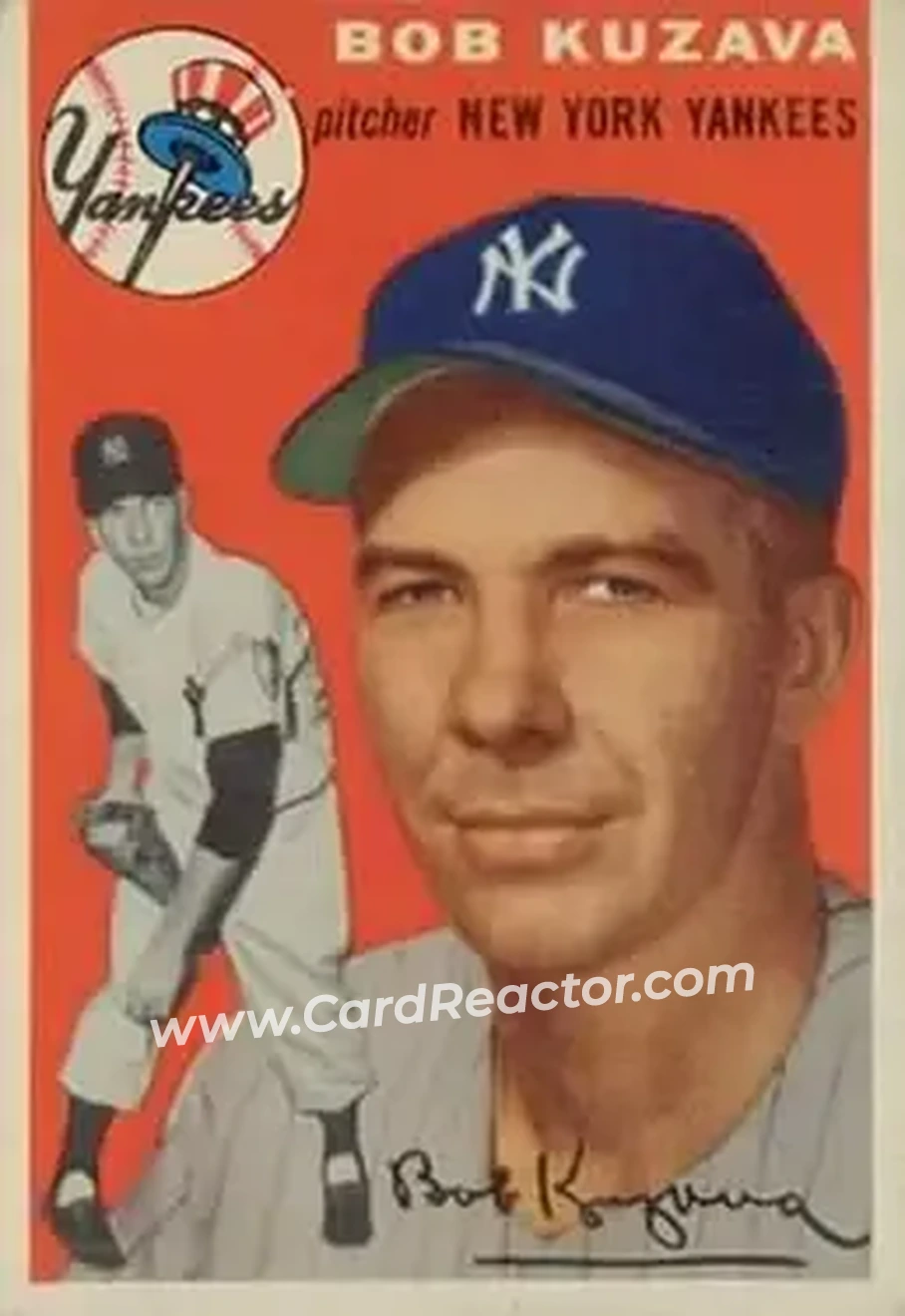 Front of Bob Kuzava