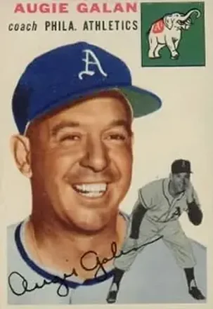 1954 Topps #233 Augie Galan