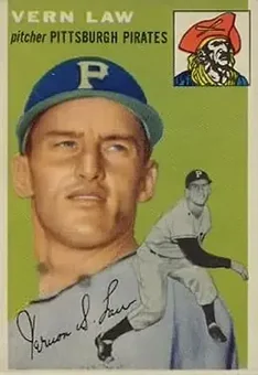 1954 Topps #235 - Vern Law - Pittsburgh Pirates