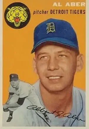 1954 Topps #238 Al Aber