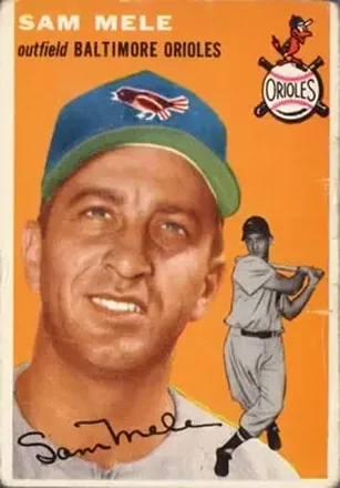 1954 Topps #240 Sam Mele