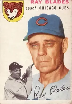 1954 Topps #243 Ray Blades