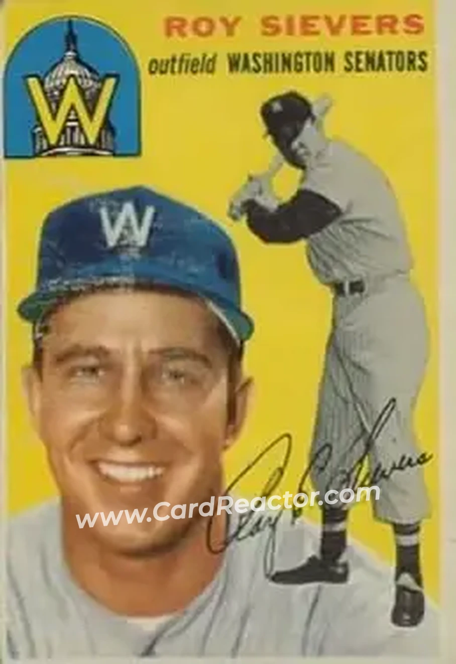 Front of Roy Sievers