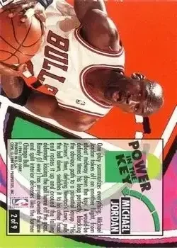 Back of Michael Jordan