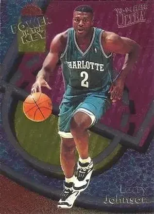 1993-94 Ultra #1 Power in the Key Larry Johnson