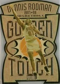 1997-98 SkyBox Premium - Golden Touch #10GT - Dennis Rodman - Chicago Bulls - Front