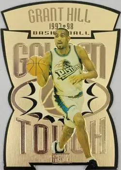 1997-98 SkyBox Premium - Golden Touch #11GT - Grant Hill - Detroit Pistons - Front