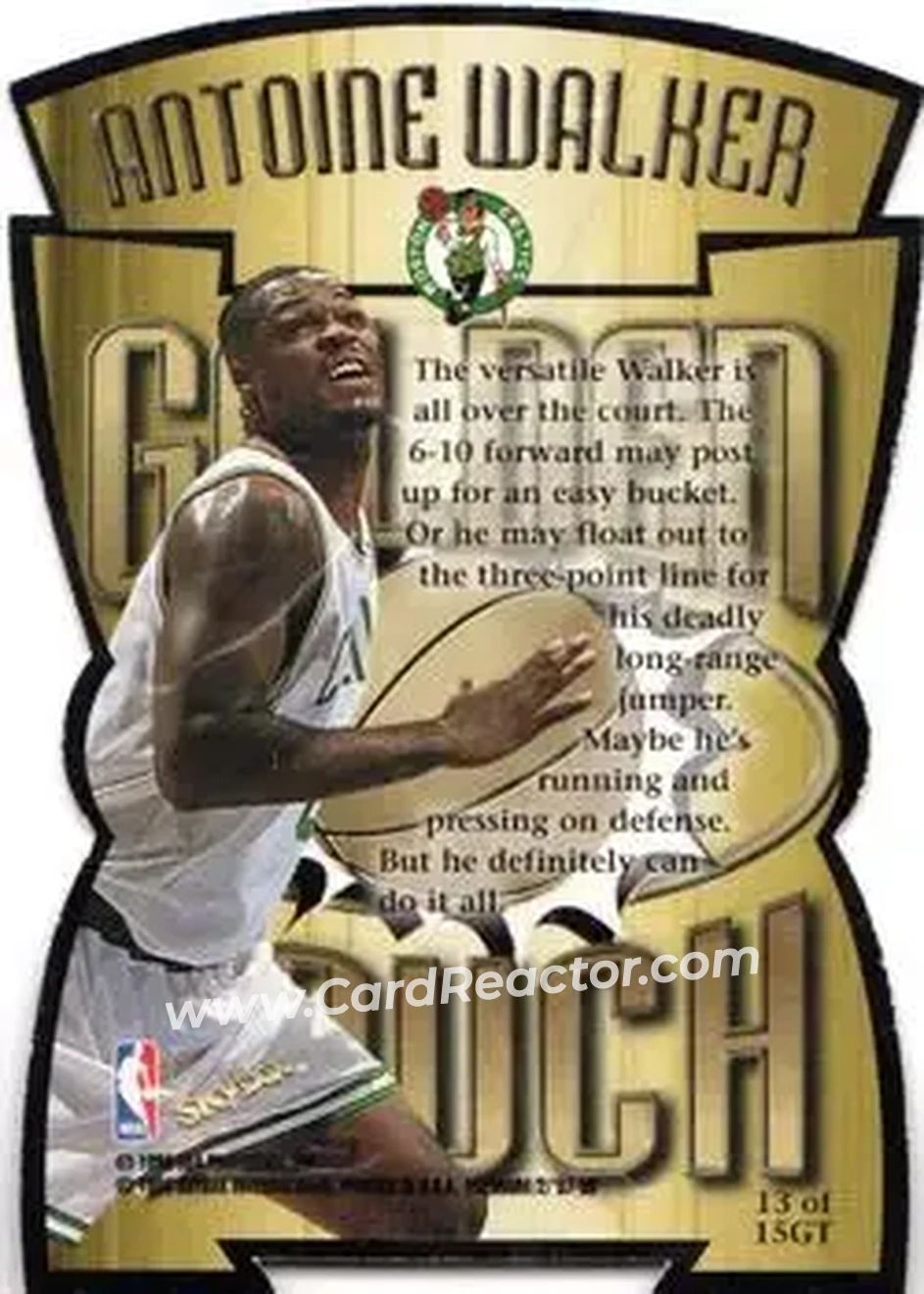 Back of Antoine Walker