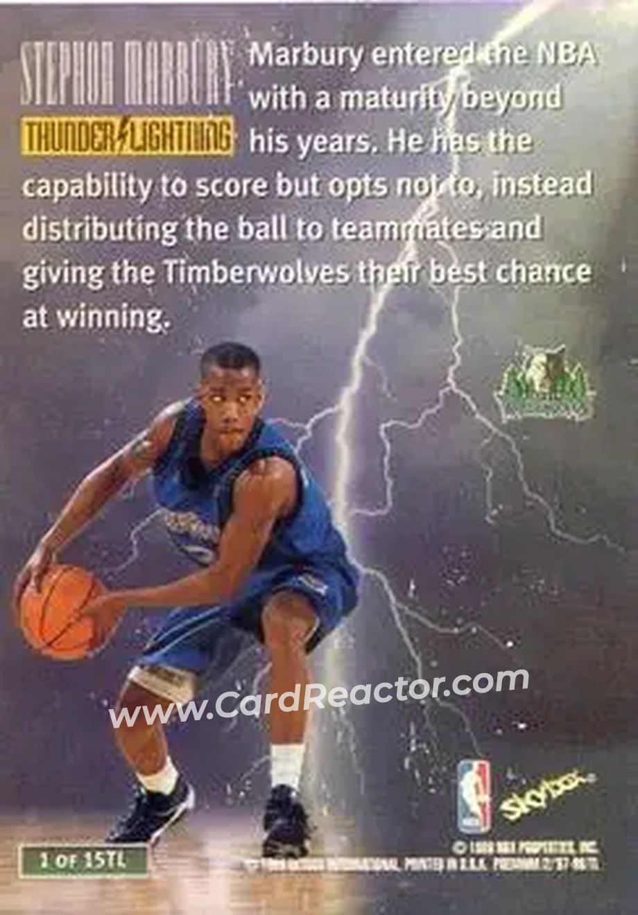 Back of Stephon Marbury