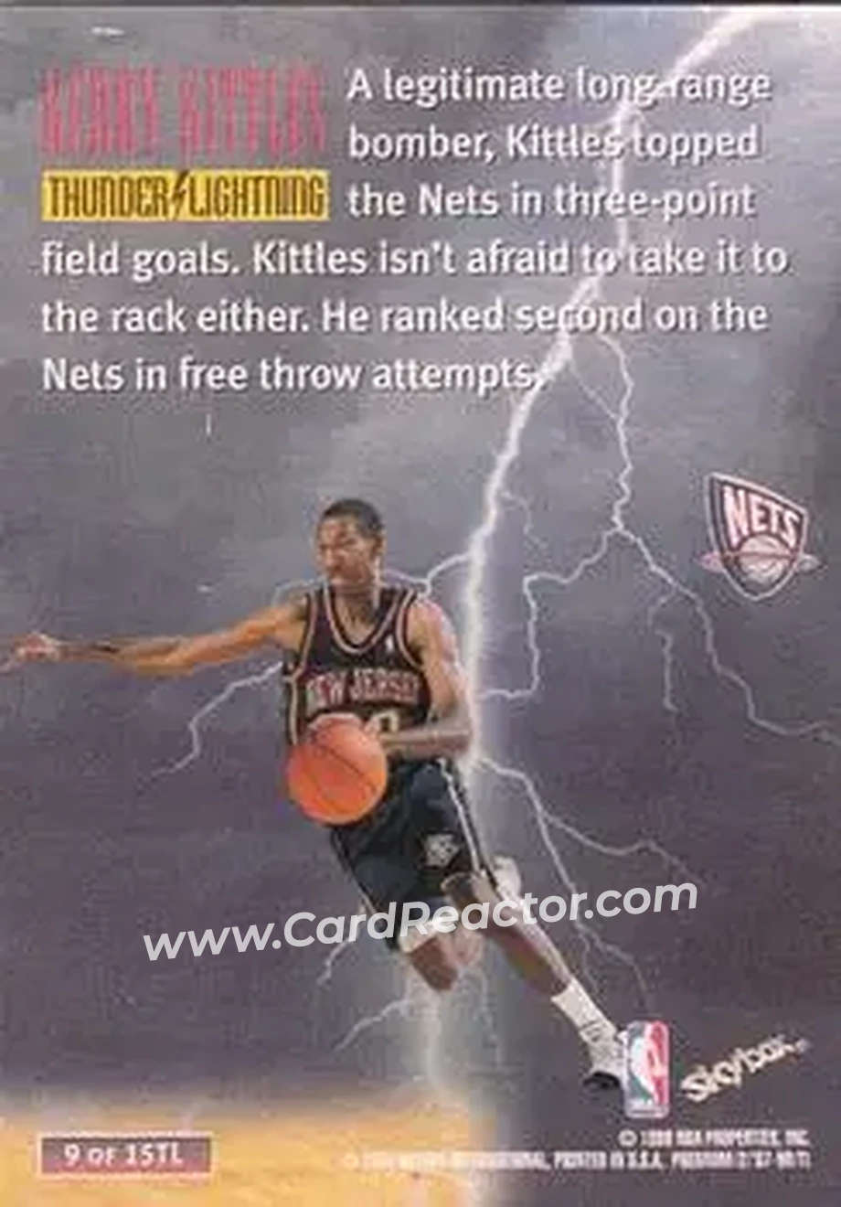 Back of Kerry Kittles