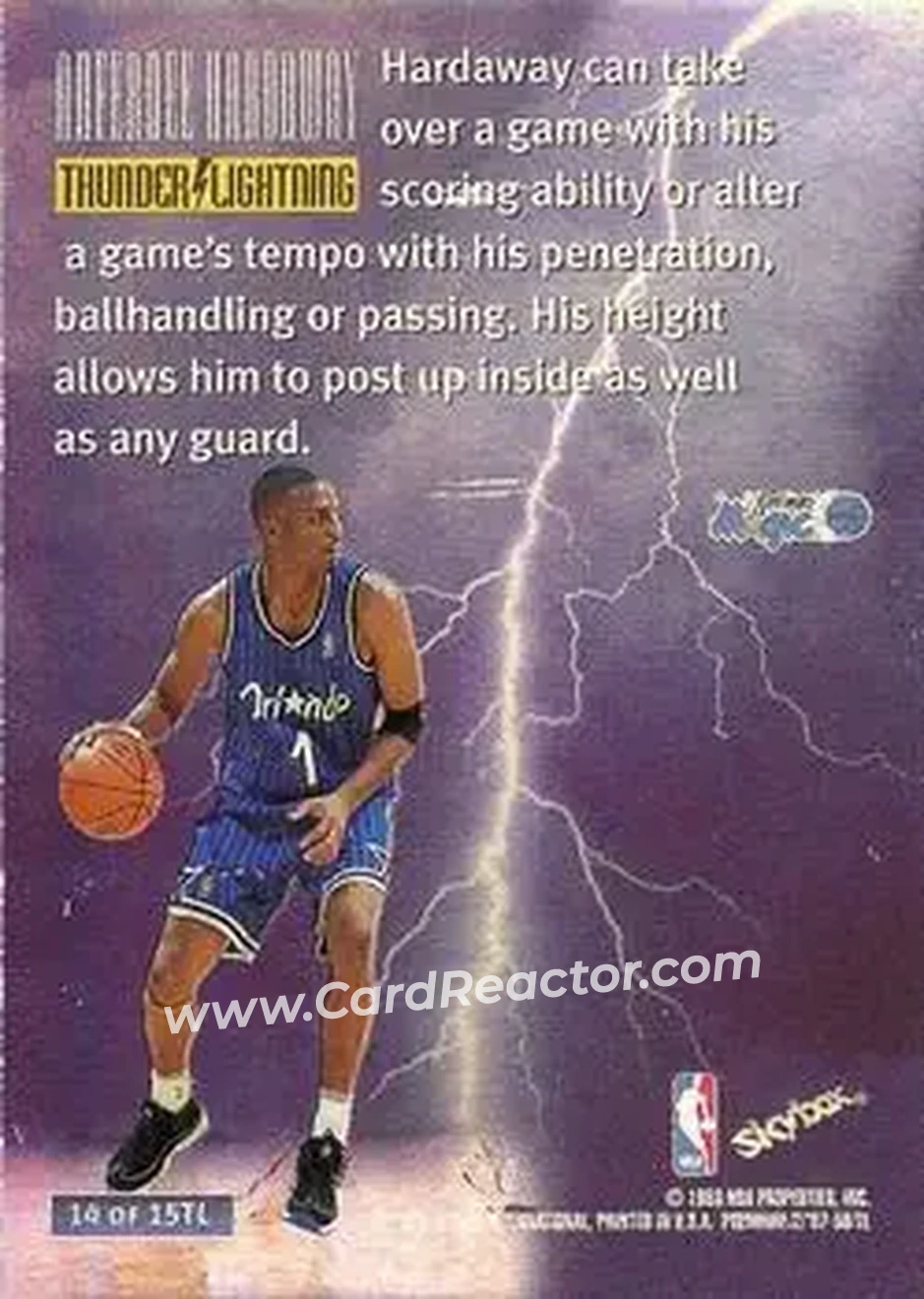 Back of Anfernee Hardaway