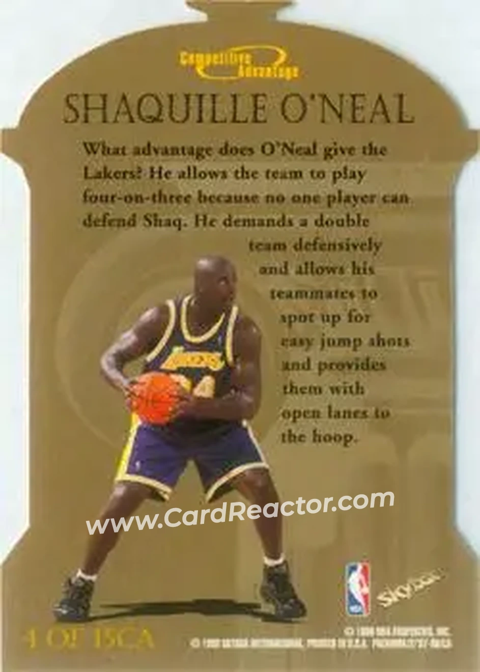 Back of Shaquille O'Neal