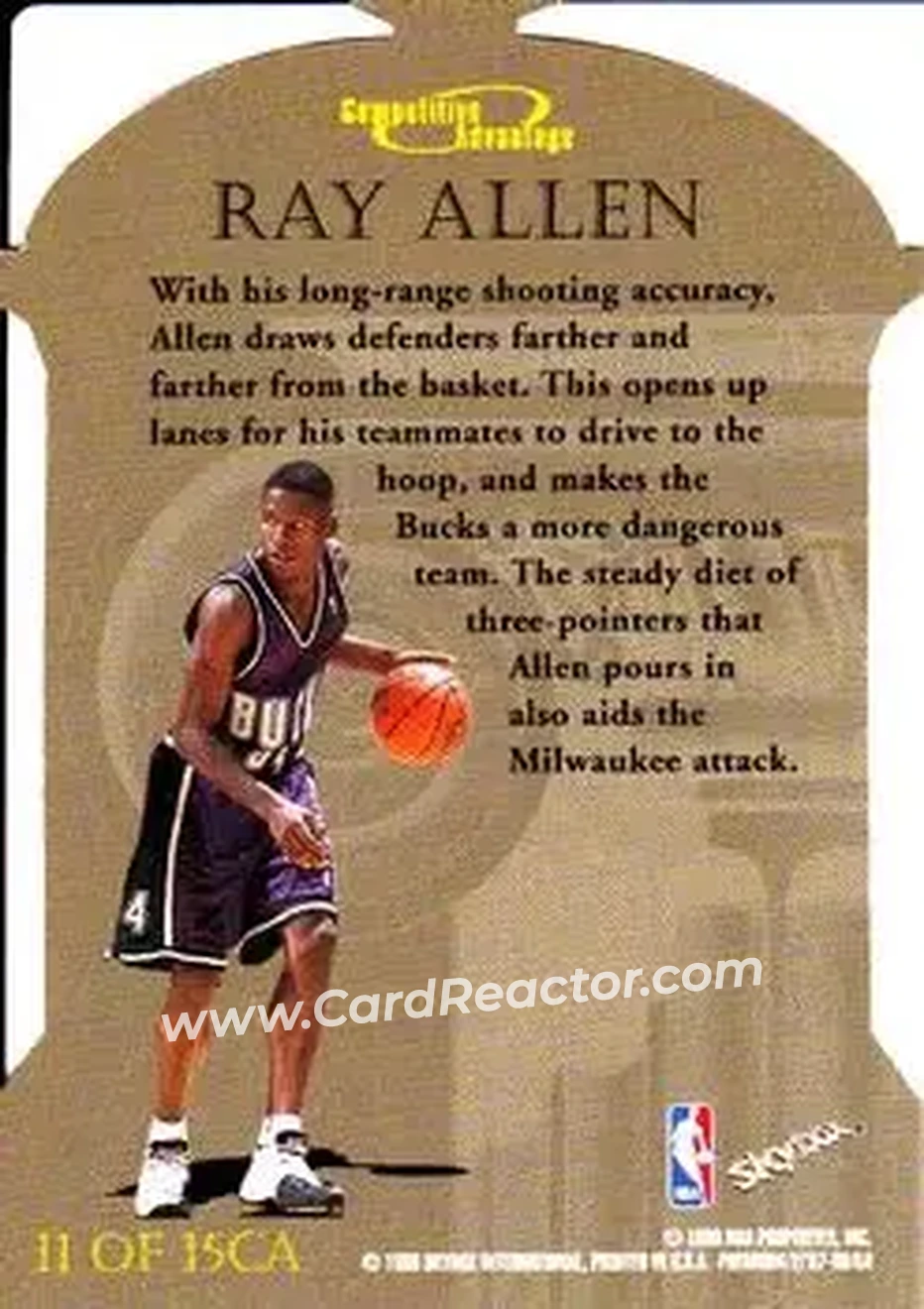 Back of Ray Allen