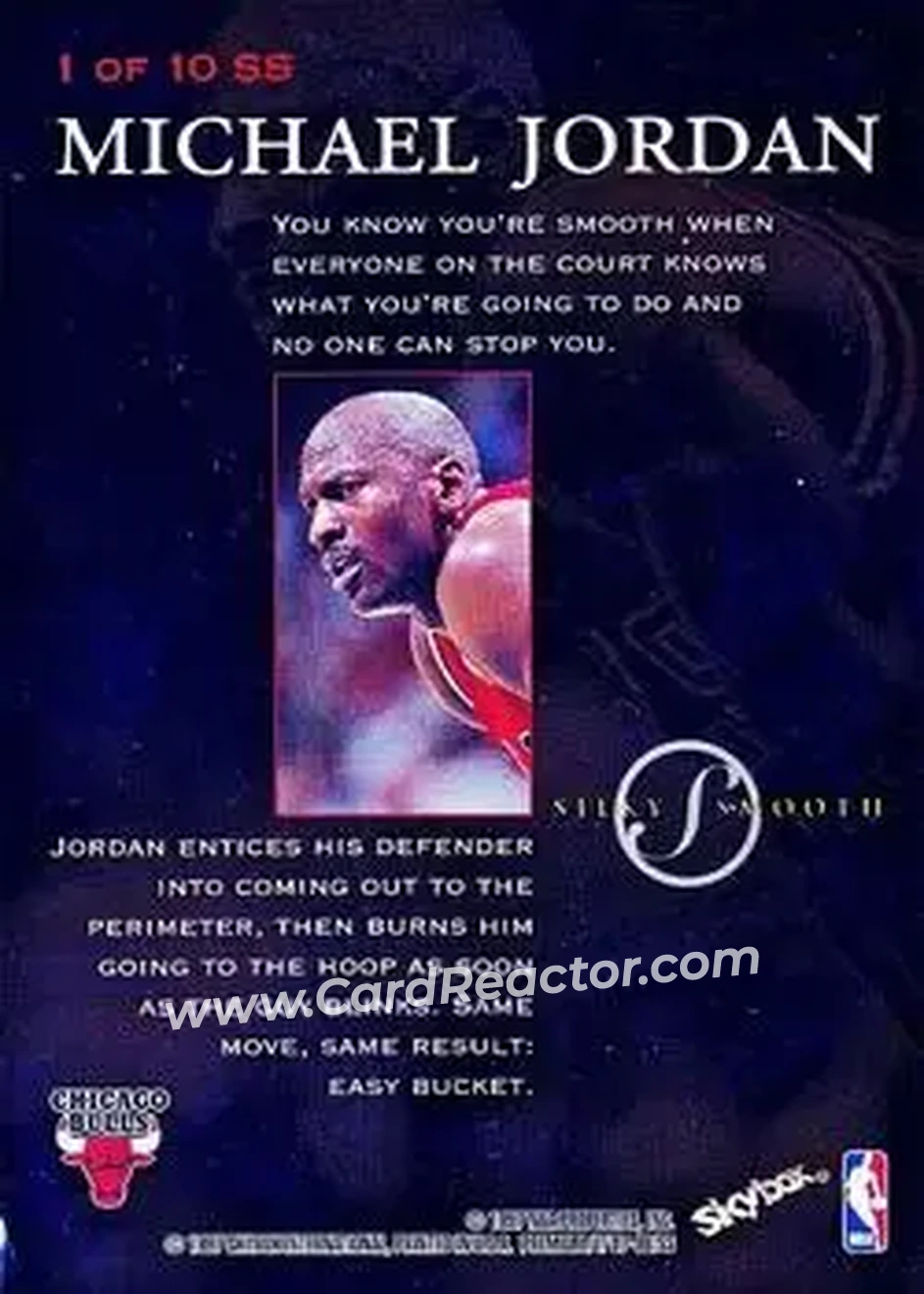 Back of Michael Jordan
