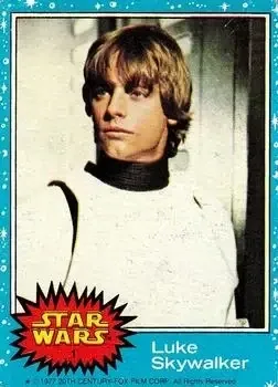 1977 Topps Star Wars #1 Luke Skywalker