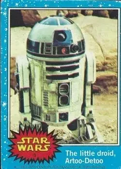1977 Topps Star Wars #3 The little droid, Artoo-Detoo