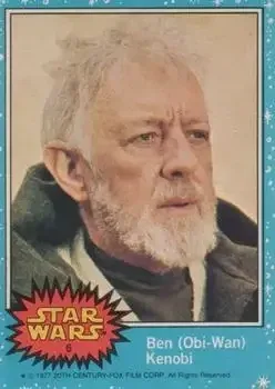 1977 Topps Star Wars #6 Ben (Obi-Wan) Kenobi