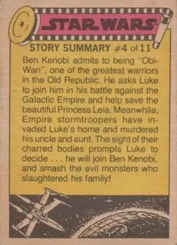 1977 Topps Star Wars #13 - droids! - Back