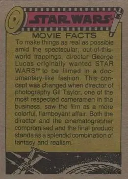 1977 Topps Star Wars #24 - droids! - Back