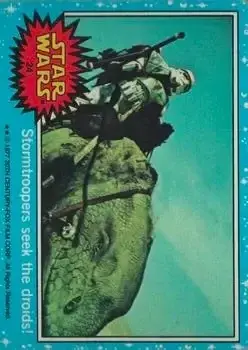 1977 Topps Star Wars #24 - droids! - Front