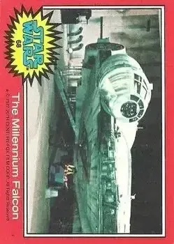 1977 Topps Star Wars #68 The Millennium Falcon