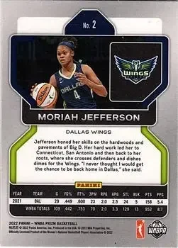 Back of Moriah Jefferson