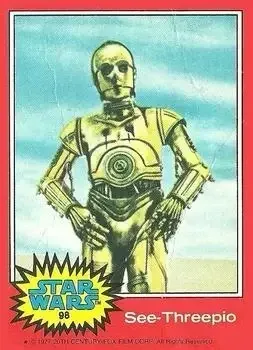 1977 Topps Star Wars #98 See-Threepio