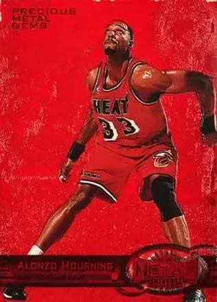 1997-98 Metal Universe #7 PMG 1997-98 Metal Universe Alonzo Mourning