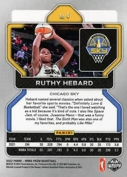 Back of Ruthy Hebard