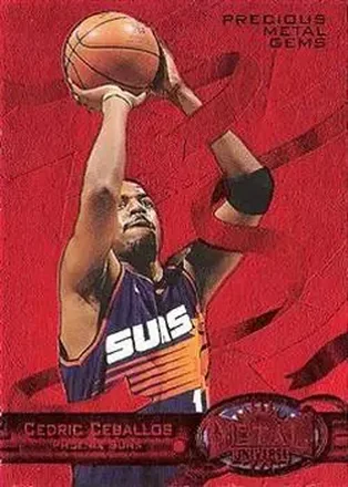 1997-98 Metal Universe #16 PMG 1997-98 Metal Universe Cedric Ceballos