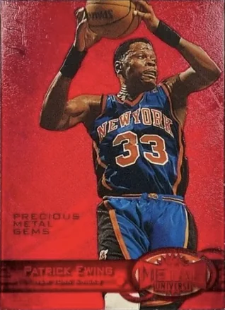 1997-98 Metal Universe - Precious Metal Gems Red #26 PMG - Patrick Ewing - New York Knicks