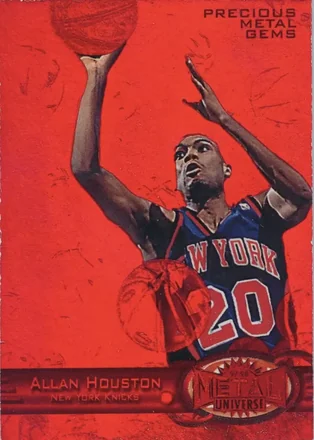 1997-98 Metal Universe - Precious Metal Gems Red #27 PMG - Allan Houston - New York Knicks