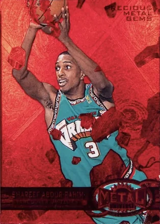 1997-98 Metal Universe - Precious Metal Gems Red #31 PMG - Shareef Abdur-Rahim - Vancouver Grizzlies