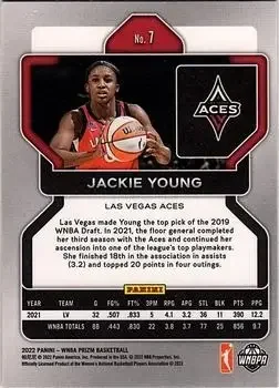 Back of Jackie Young