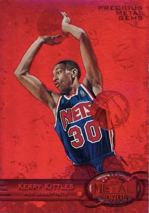 1997-98 Metal Universe - Precious Metal Gems Red #47 PMG - Kerry Kittles - New Jersey Nets