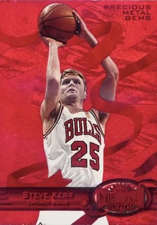 1997-98 Metal Universe - Precious Metal Gems Red #58 PMG - Steve Kerr - Chicago Bulls