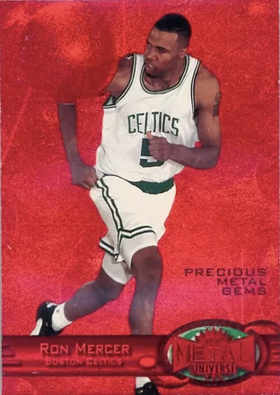1997-98 Metal Universe - Precious Metal Gems Red #62 PMG - Ron Mercer - Boston Celtics