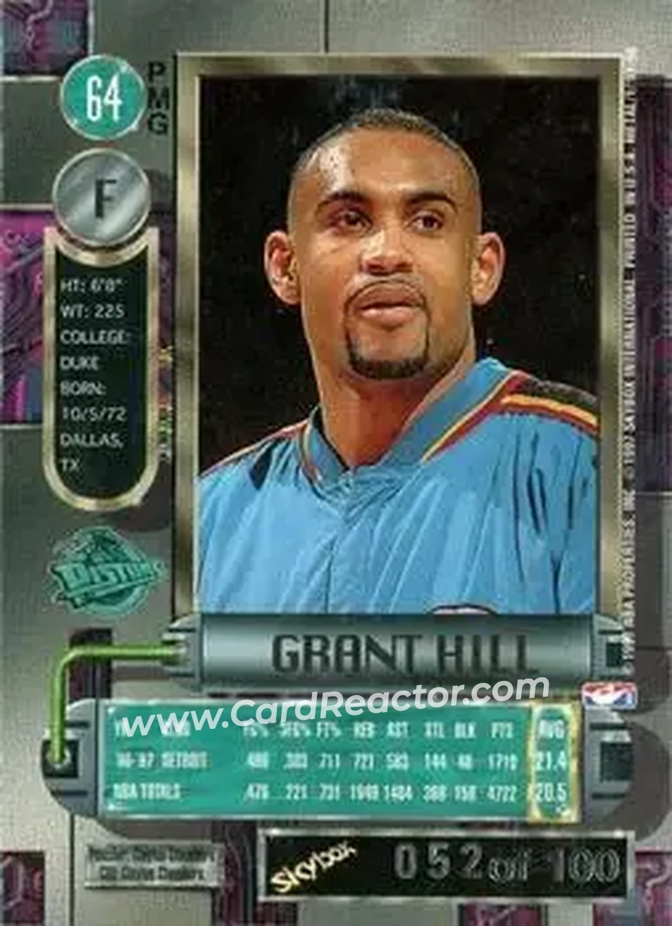 Back of Grant Hill
