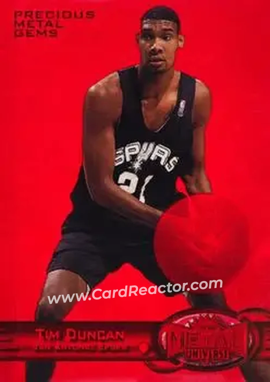 Front of Tim Duncan