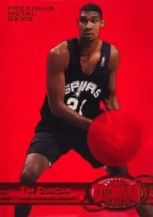 1997-98 Metal Universe #66 PMG 1997-98 Metal Universe Tim Duncan