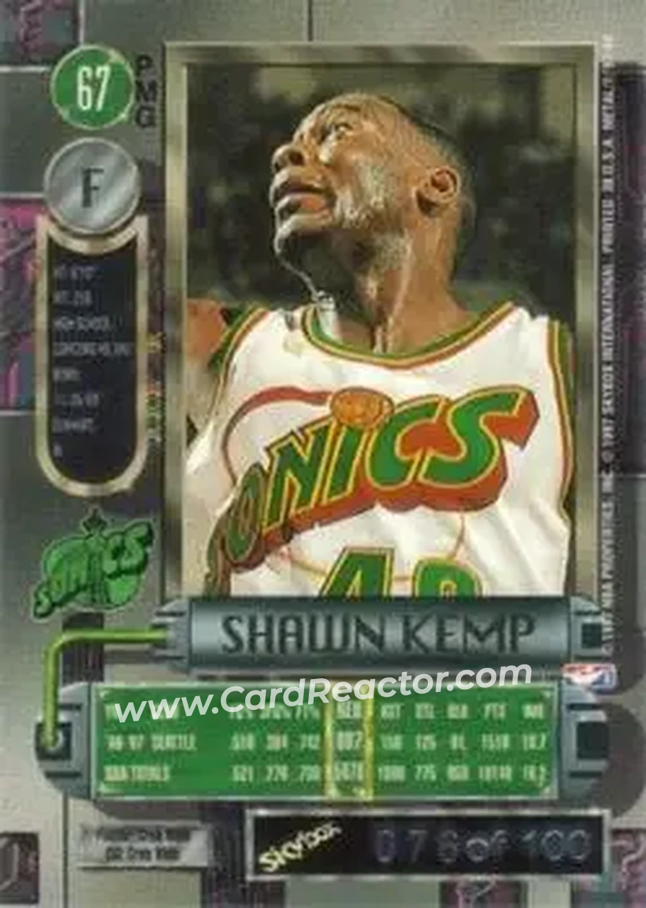 Back of Shawn Kemp