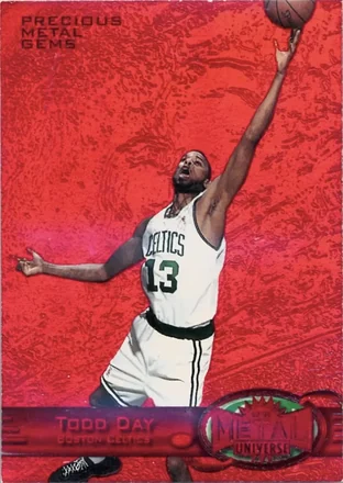 1997-98 Metal Universe - Precious Metal Gems Red #75 PMG - Todd Day - Boston Celtics